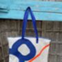 Falcon Recycled Sailcloth Weekend Bag, thumbnail 3 of 3