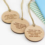 Personalised Teacher Gift Tag Decoration, thumbnail 6 of 6