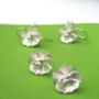 Sterling Silver Buttercup Flower Earrings, thumbnail 3 of 12