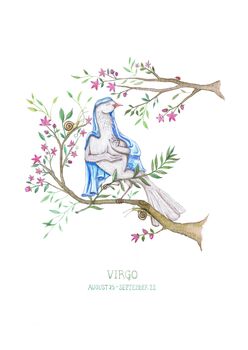 Virgo Star Sign Print, 2 of 2