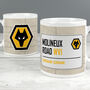 Personalised Football Street Sign Mug, thumbnail 5 of 9