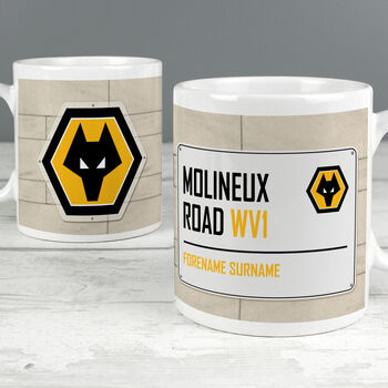 Personalised Football Street Sign Mug, 5 of 9