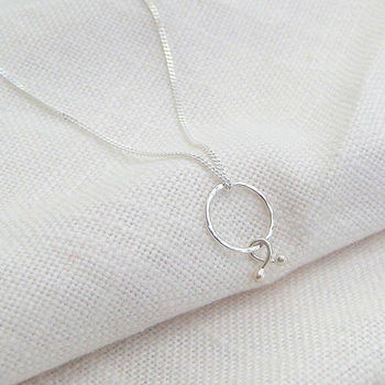Sterling Silver Xo Hugs And Kisses Necklace, 3 of 5
