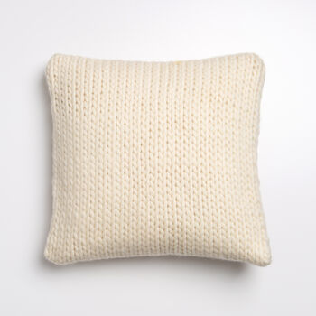 Elizabeth Crown Cushion Cover Knitting Kit, 4 of 7