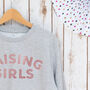 Raising Girls Ladies Sweatshirt, thumbnail 2 of 6