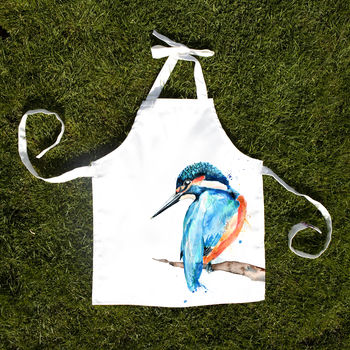 Inky Kingfisher Child's Apron, 4 of 6