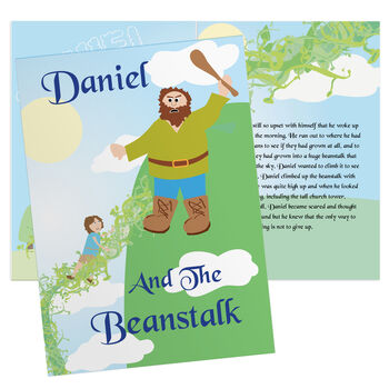 Personalised Jack And The Beanstalk Story Book, 2 of 2