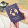 Personalised Passport Adventure Notebook Journal, thumbnail 1 of 6