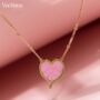 Enamel Bodhi Leaf Gold Vermeil, Sterling Silver Necklace, thumbnail 9 of 9