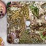 The Prehistoric Eden Serving Tray In Blush Pink Extinct Wildlife Platter By House Of Norris, thumbnail 3 of 4