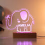 Personalised Elephant LED Night Light, thumbnail 10 of 11