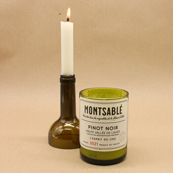 Pinot Noir Wine Bottle Candle, 2 of 8
