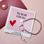 Initial Bracelet Valentines Day Personalised, thumbnail 2 of 10
