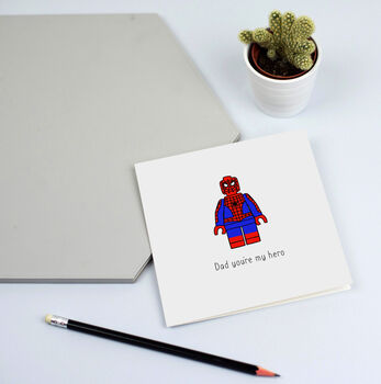 Superhero Minifigure Card For Dad, 3 of 4