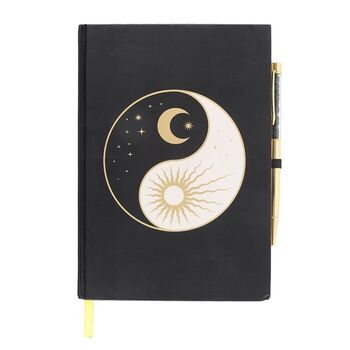 Yin Yang Journal With Black Obsidian Pen, 2 of 4