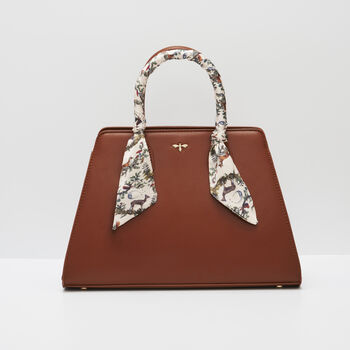 Botanical Pumpkin Tan Tote, 3 of 9