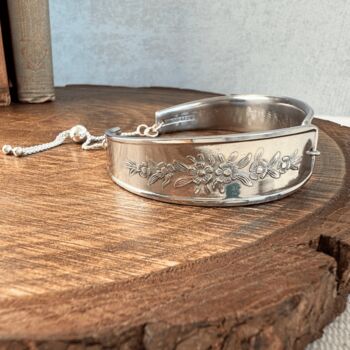 Floral Vintage Spoon Cuff Bracelet, 2 of 5