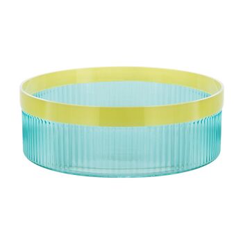 Bowl For Snacks Or Storage In Coloured Ribbed Glass, 4 of 4