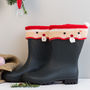 Personalised Christmas Boot Cuffs, thumbnail 3 of 8