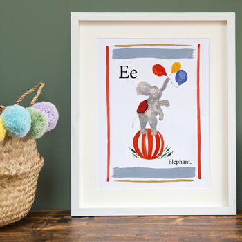 E Is For Elephant Print, 3 of 7