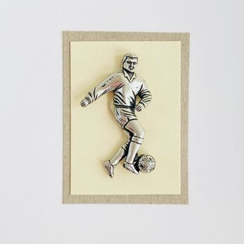 Football Birthday Card ~ Handmade, 2 of 3