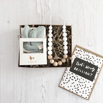 Mother And Baby Scandi Gift Box With Card, 7 of 7