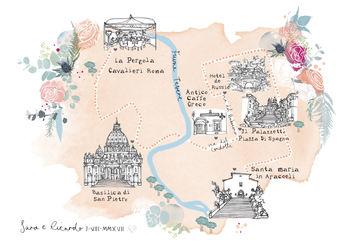 Personalised Travel And Holiday Illustrated Map, 4 of 5