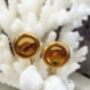 Ava Earrings 18k Gold Plated Waterproof + Tarnish Free, thumbnail 1 of 5