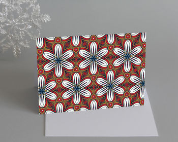 Pack Of Five Colourful Individual Christmas Cards, 2 of 8