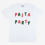 Pasta Party Women’s Slogan T Shirt, thumbnail 3 of 3