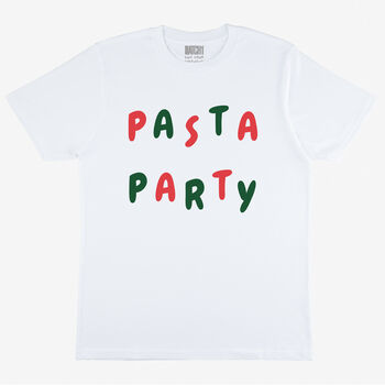 Pasta Party Women’s Slogan T Shirt, 3 of 3