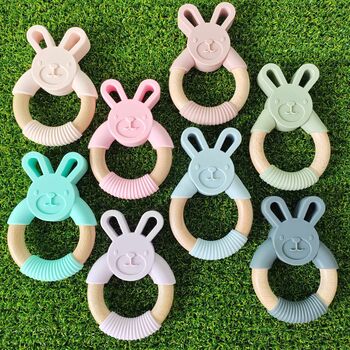 Happy Easter Baby Girl Bunny Gift Set, 6 of 6