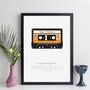 Personalised Cassette Tape Print, thumbnail 9 of 10