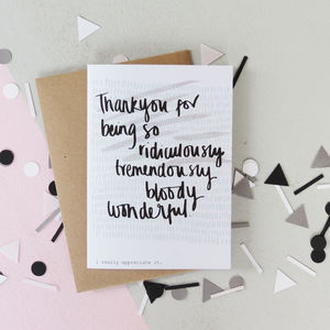 thank you cards | notonthehighstreet.com