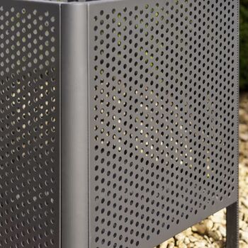 Urban Mesh Square Fire Pit, 3 of 6