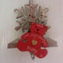 1st Christmas Teddy Personalised Decoration, thumbnail 5 of 8