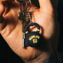 Kettlebell Weightlifing Keyring Funny Gym Gift, thumbnail 1 of 3