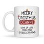 Personalised Funny Merry Christmas Mug, thumbnail 5 of 7