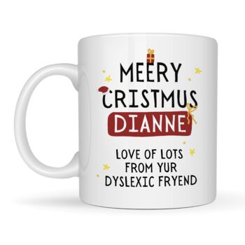 Personalised Funny Merry Christmas Mug, 5 of 7