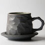 Handmade Ceramic Cup And Saucer Rock Series, thumbnail 2 of 7