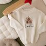 Personalised Gingerbread Children's Christmas Jumper, thumbnail 3 of 4