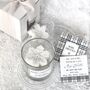 Personalised Christmas Candle Gift Boxed / Snowflake Design, thumbnail 1 of 8