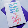 Personalised Days Birthday Card, thumbnail 2 of 7