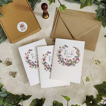 Ditsy Floral Thank You Cards, 3 of 5