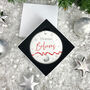 'Believes' Ceramic Disc Hanging Decoration Bauble + Gift Box, thumbnail 2 of 7
