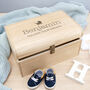 Personalised New Baby Pram Keepsake Chest, thumbnail 4 of 9