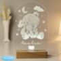 Personalised Tiny Tatty Teddy Wooden Based LED Light, thumbnail 1 of 4