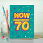 Funny 70th Epic Milestone Birthday Card, thumbnail 4 of 4
