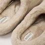 Luxury Soft Wide Fit Arch Support Memory Foam Mule Slippers, thumbnail 10 of 10