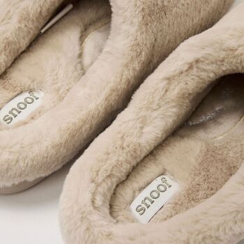 Luxury Soft Wide Fit Arch Support Memory Foam Mule Slippers, 10 of 10
